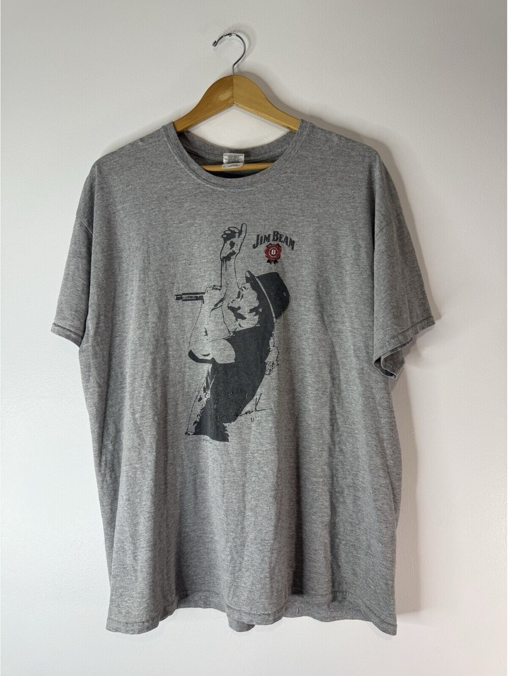 VINTAGE KID ROCK x JIM BEAM Concert Promo T-shirt Sz XL